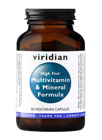 Viridian High Five Multivitamin & Mineral Formula 60 Caps